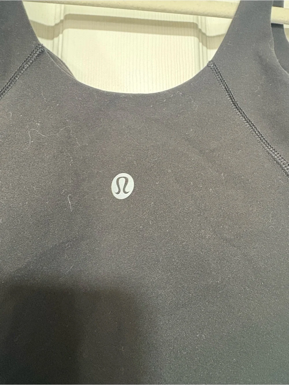 lululemon athletica Black V-Neck Crop Sports Bra